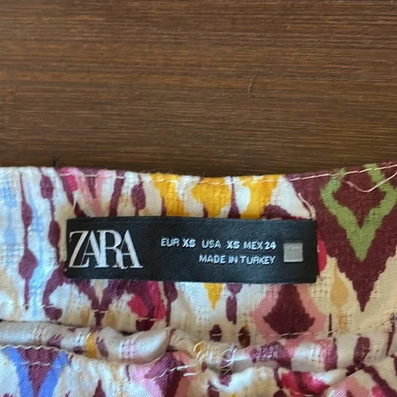 Zara Linen Mini Skirt - Picture 3 of 5